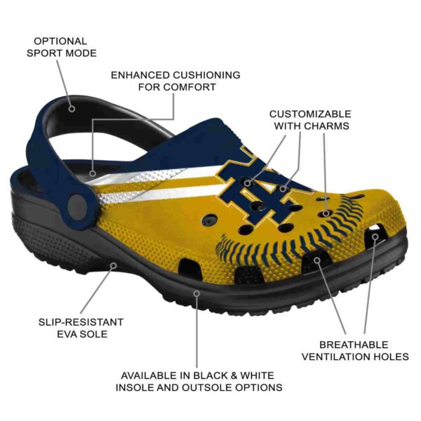 customized notre dame fighting irish baseball motif crocs new arrival