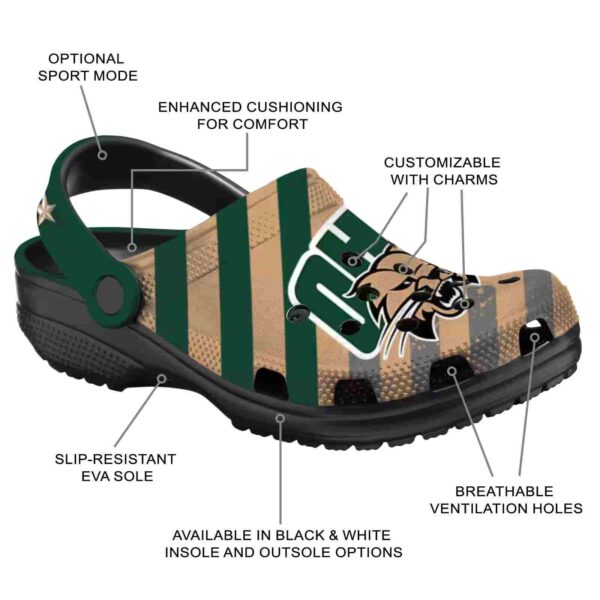 customized ohio bobcats star spangled graphic clog new arrival