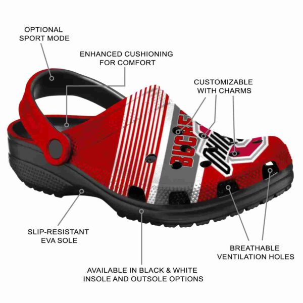 customized ohio state buckeyes vibrant dual tone crocs new arrival
