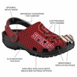 Customized Oklahoma Sooners Contrasting Stripes Crocs Best selling