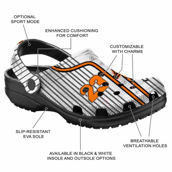 customized oklahoma state cowboys pinstripe pattern crocs new arrival