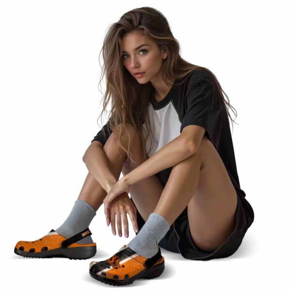 customized oklahoma state cowboys vertical stripes crocs premium grade