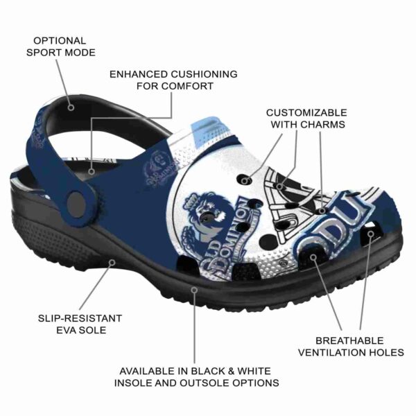 customized old dominion monarchs football helmet clog new arrival