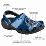 customized old dominion monarchs paint splatter graphics clog best selling