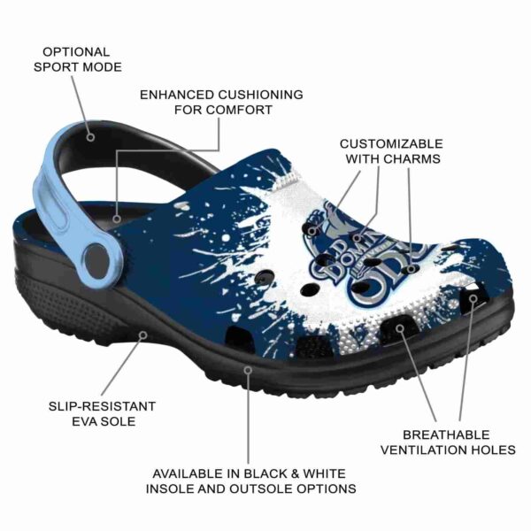 customized old dominion monarchs splash art clog new arrival