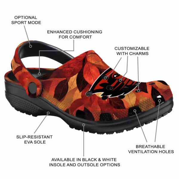 customized oregon state beavers autumn leaves clog new arrival