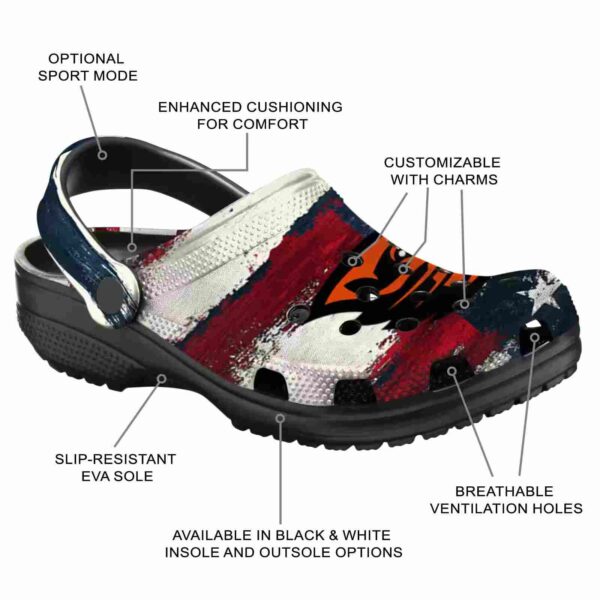 customized oregon state beavers patriotic stripes clog new arrival