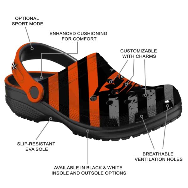 customized oregon state beavers star spangled graphic clog new arrival