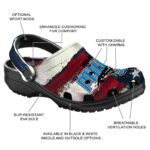 customized orlando magic patriotic stripes clog best selling