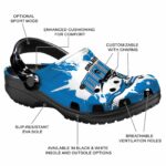 customized orlando magic splatter pattern clog best selling