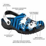 customized orlando magic zigzag paint burst clog best selling