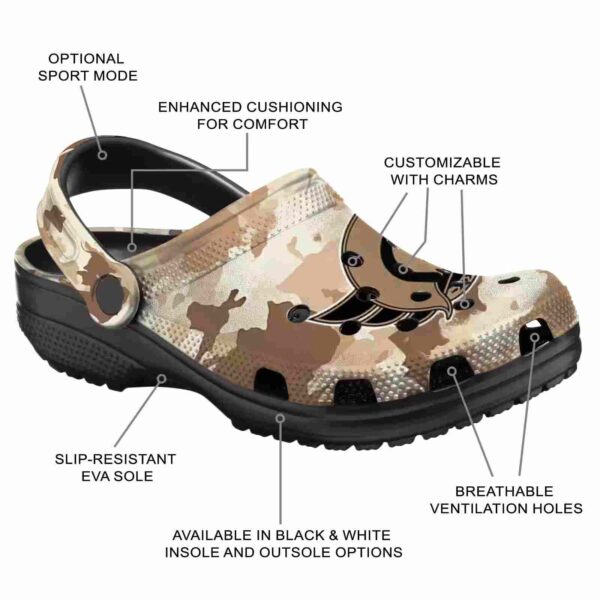 customized ottawa senators desert camo clog new arrival