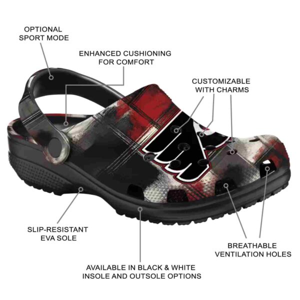 customized philadelphia flyers plaid fusion clog new arrival