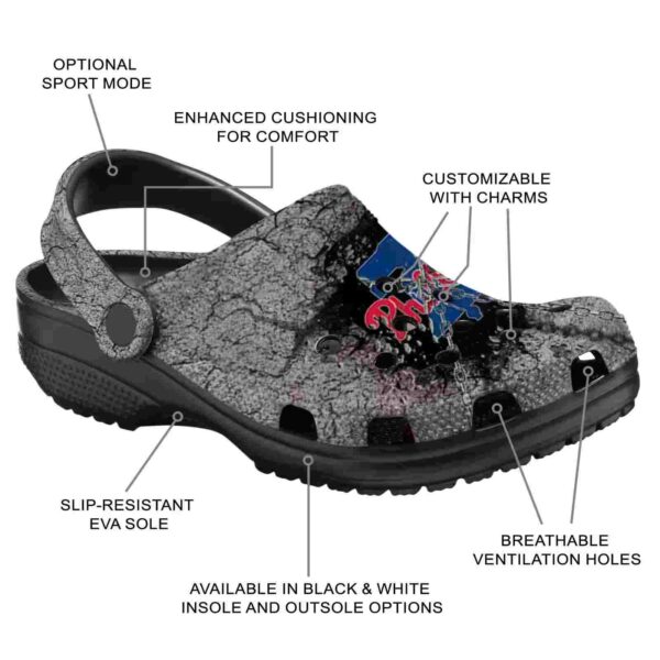 customized philadelphia phillies cracked ground texture crocs new arrival