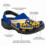 customized pittsburgh panthers football motif clog best selling