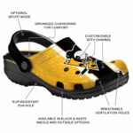customized pittsburgh penguins vertical stripes clog best selling