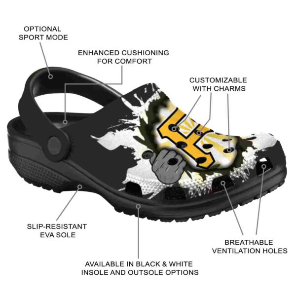 customized pittsburgh pirates gripping hand crocs new arrival