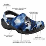 customized portland trail blazers ocean waves clog best selling