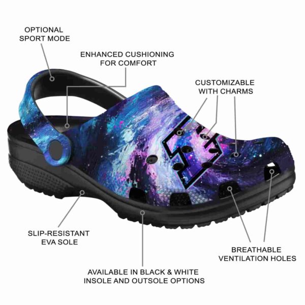 customized purdue boilermakers galaxy swirl clog new arrival