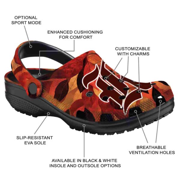 customized rice owls autumn leaves clog new arrival