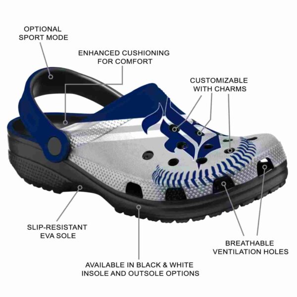 customized rice owls baseball motif clog new arrival