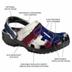 customized rice owls patriotic stripes clog best selling