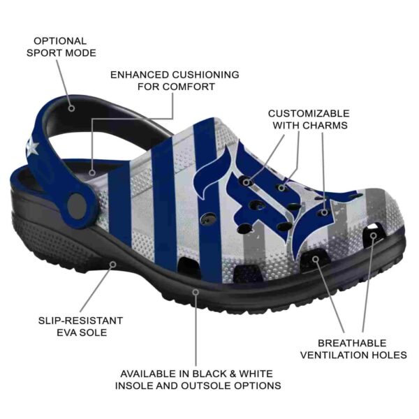 customized rice owls star spangled graphic clog new arrival
