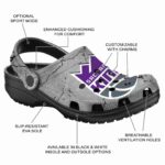customized sacramento kings cracked texture clog best selling