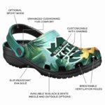 customized sacramento kings tropical vibes clog best selling