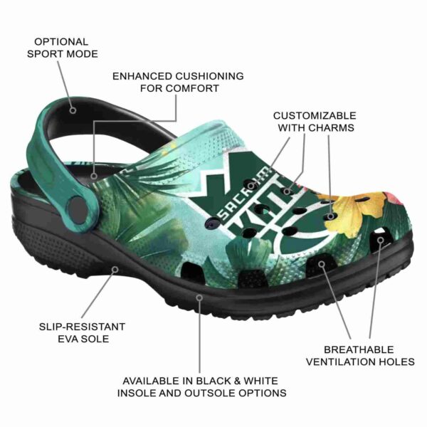 customized sacramento kings tropical vibes clog new arrival