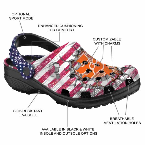 customized sam houston bearkats freedom splinter clog new arrival