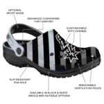 customized san antonio spurs star spangled graphic clog best selling