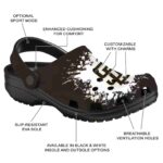 Customized San Diego Padres Splatter Background Crocs Best selling