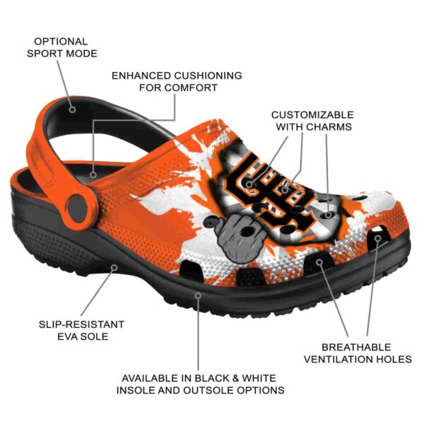 customized san francisco giants gripping hand crocs new arrival