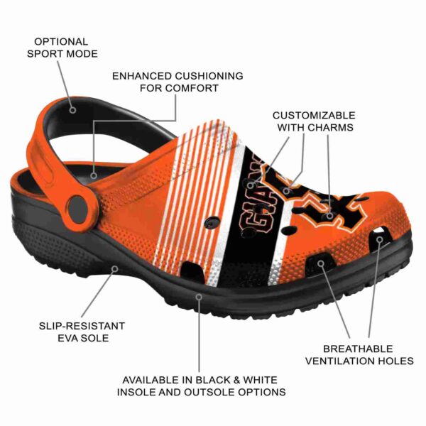 customized san francisco giants vibrant dual tone crocs new arrival
