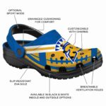 customized san jose state spartans football motif clog best selling
