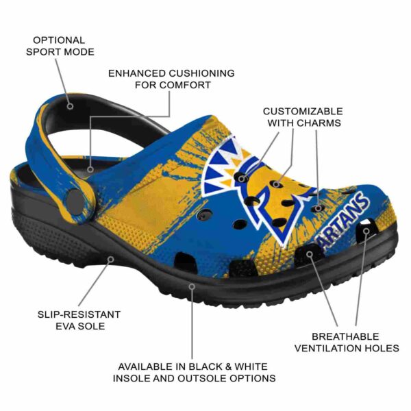 customized san jose state spartans paint splatter graphics clog new arrival