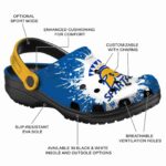 customized san jose state spartans splash art clog best selling