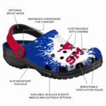 customized smu mustangs splash art clog best selling 1
