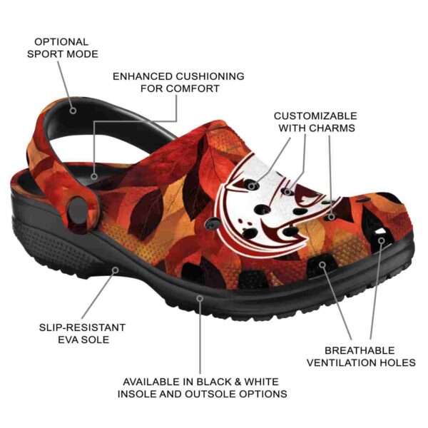 customized south alabama jaguars autumn leaves clog new arrival