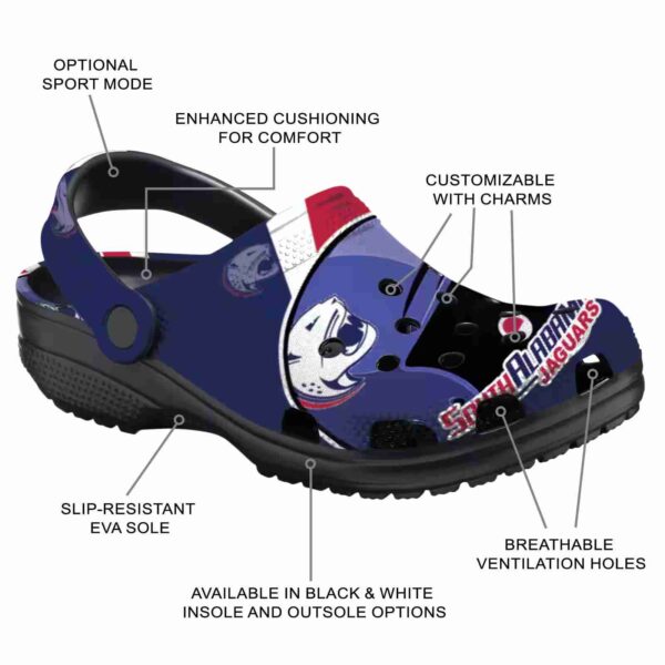 customized south alabama jaguars baseball helmet clog new arrival