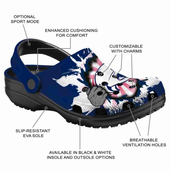 customized south alabama jaguars gripping hand clog new arrival