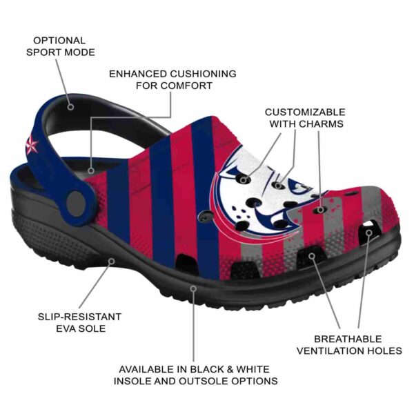 customized south alabama jaguars star spangled graphic clog new arrival
