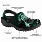 customized south florida bulls gothic skull clog best selling