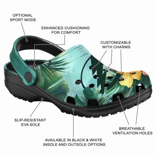 customized tampa bay lightning tropical vibes clog new arrival