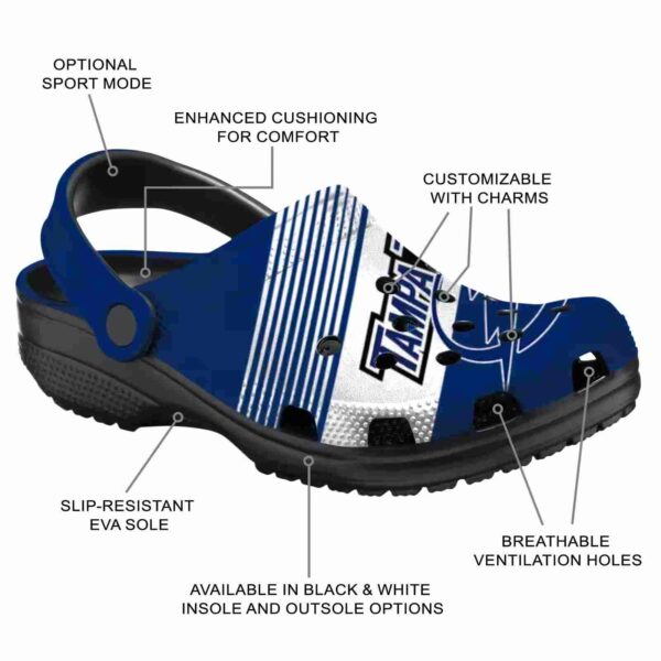 customized tampa bay lightning vibrant dual tone clog new arrival