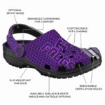 Customized TCU Horned Frogs Contrasting Stripes Crocs Best selling