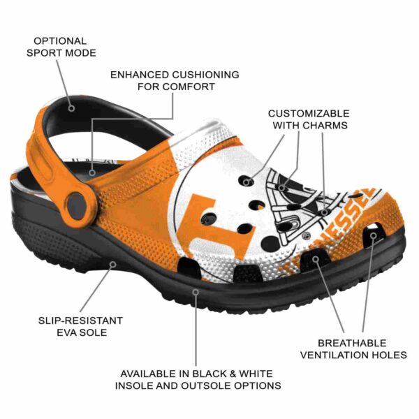 customized tennessee volunteers football helmet crocs new arrival