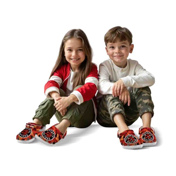customized toronto raptors autumn leaves clog fashion forward