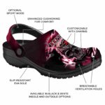customized toronto raptors gothic skull clog best selling